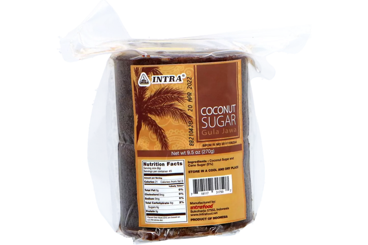 INTRA - Coconut Sugar Gula Djawa 270g