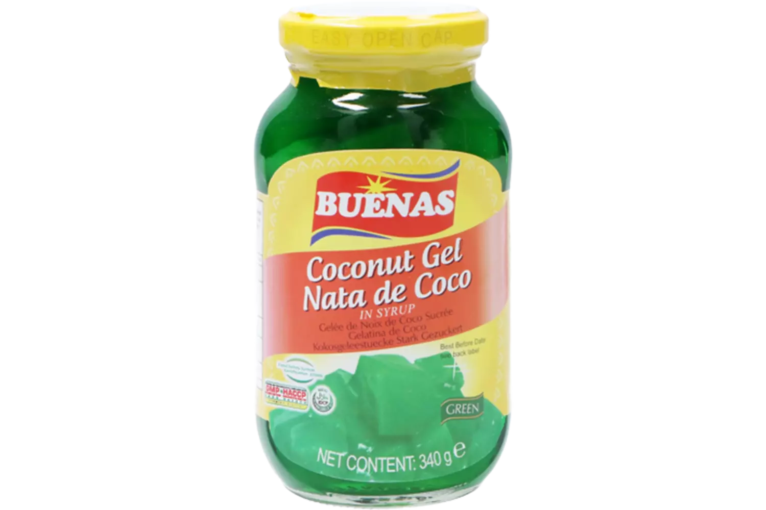Buenas - Coconut Gel Green 340g