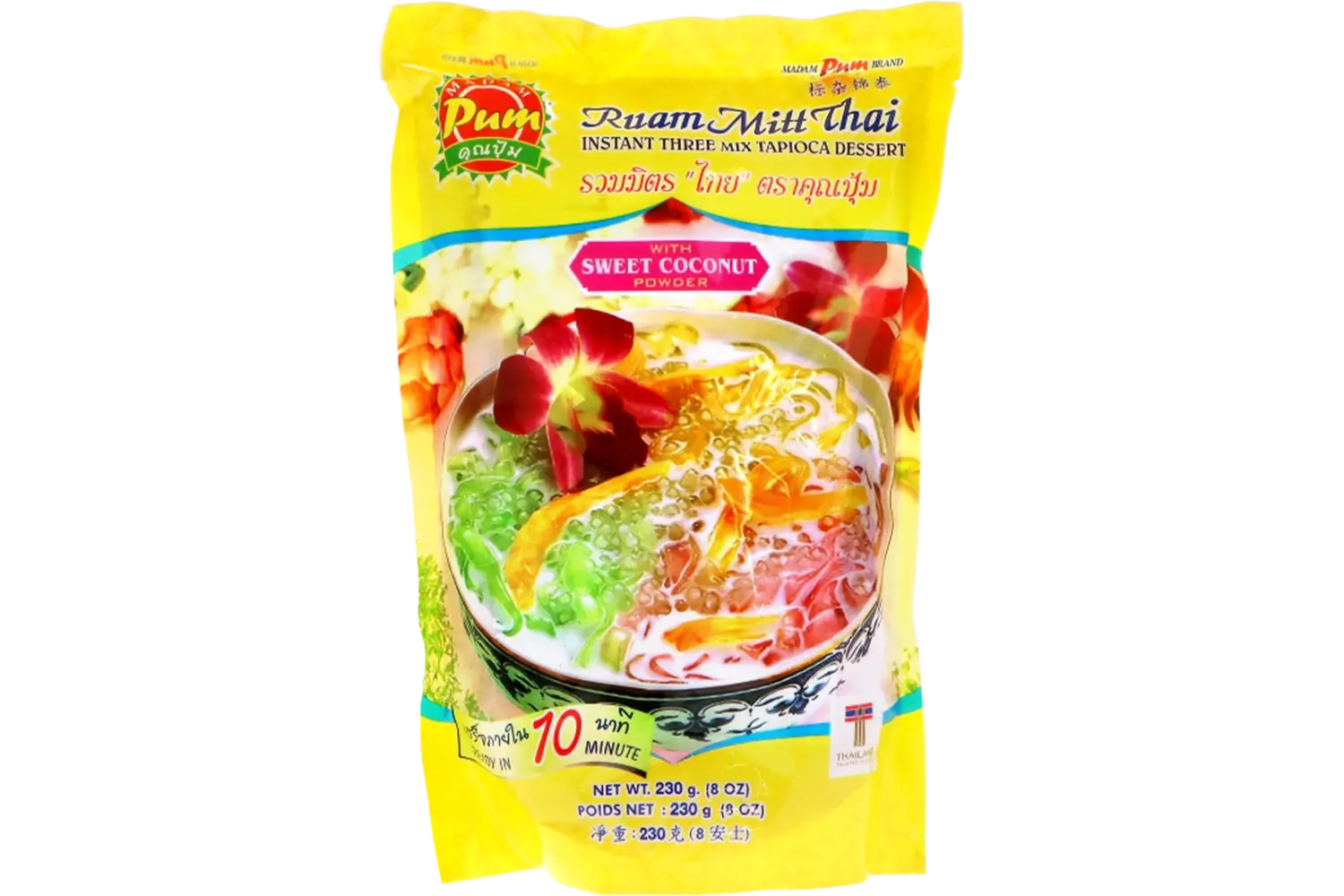 Madam Pum - Tapioca Pearl Instant 3 Mix 230g