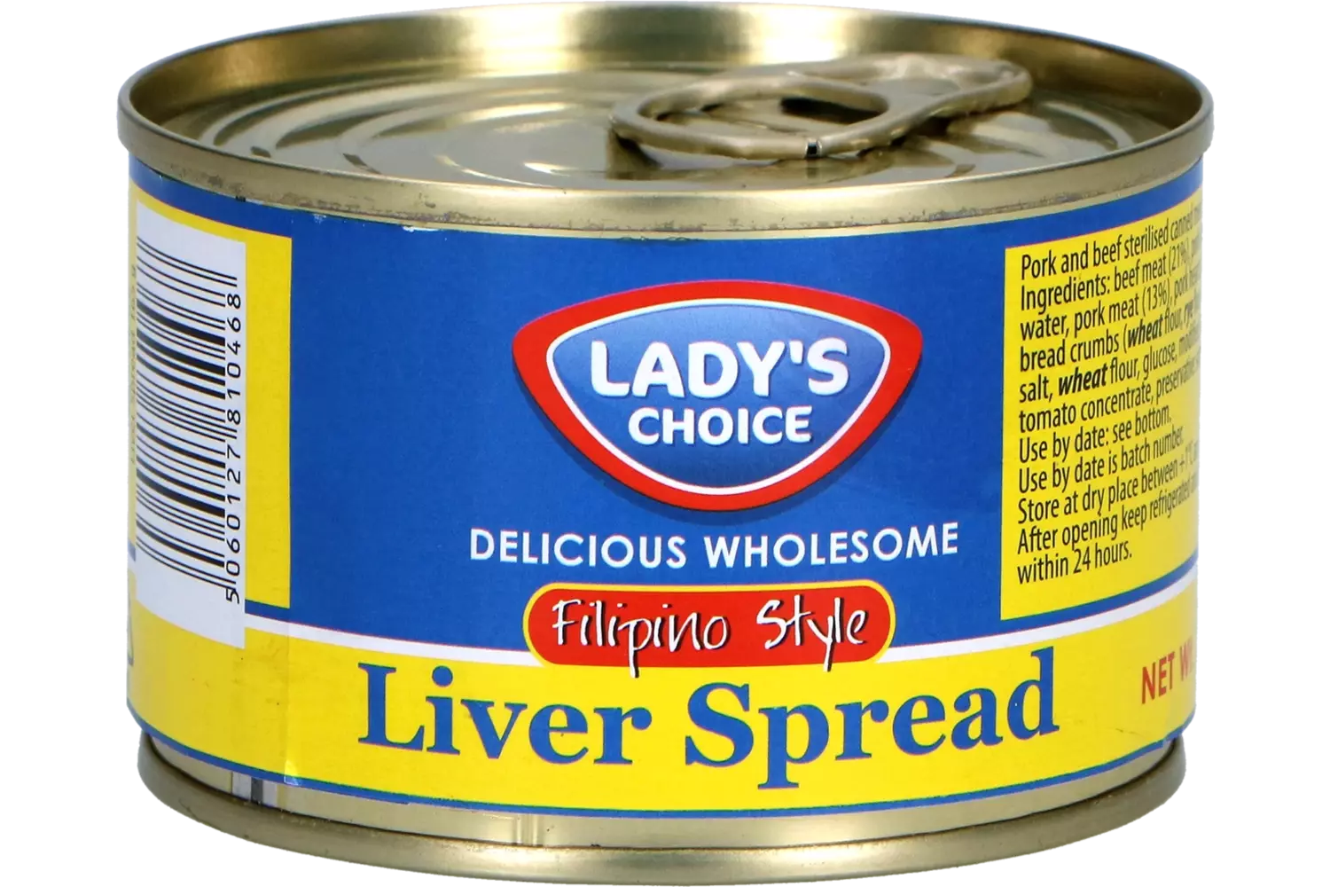 Lady's Choice - Liver Spread Pork & Beef 165g