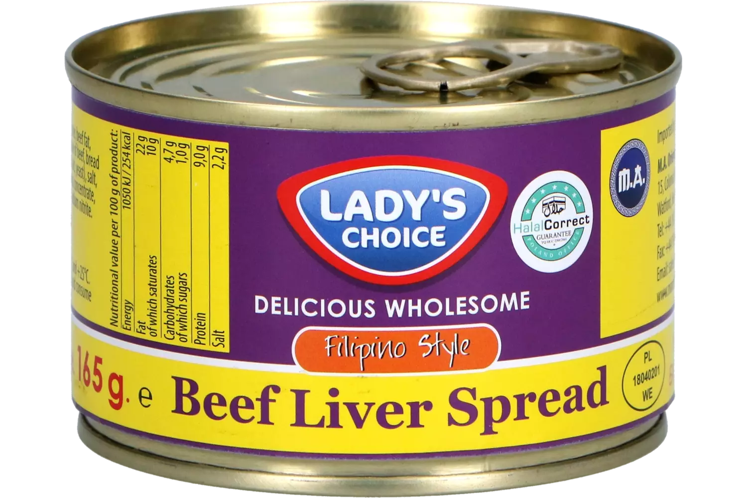 Lady's Choice - Liver Spread 165g