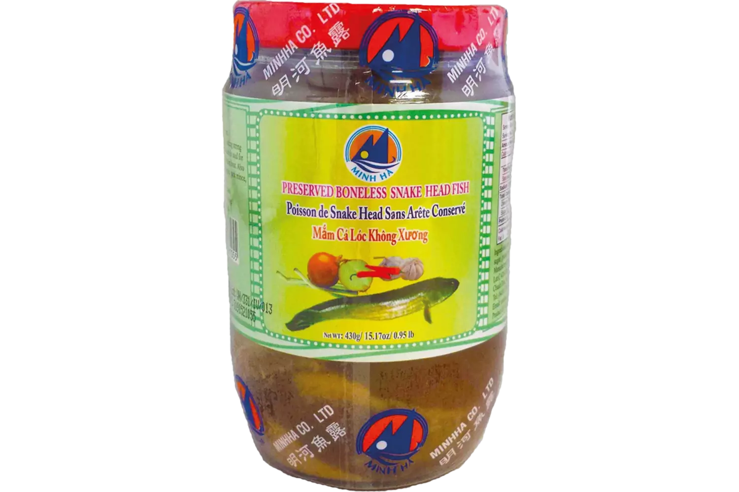 Minh Ha - Preserved Boneless Snake Head Fish 430g