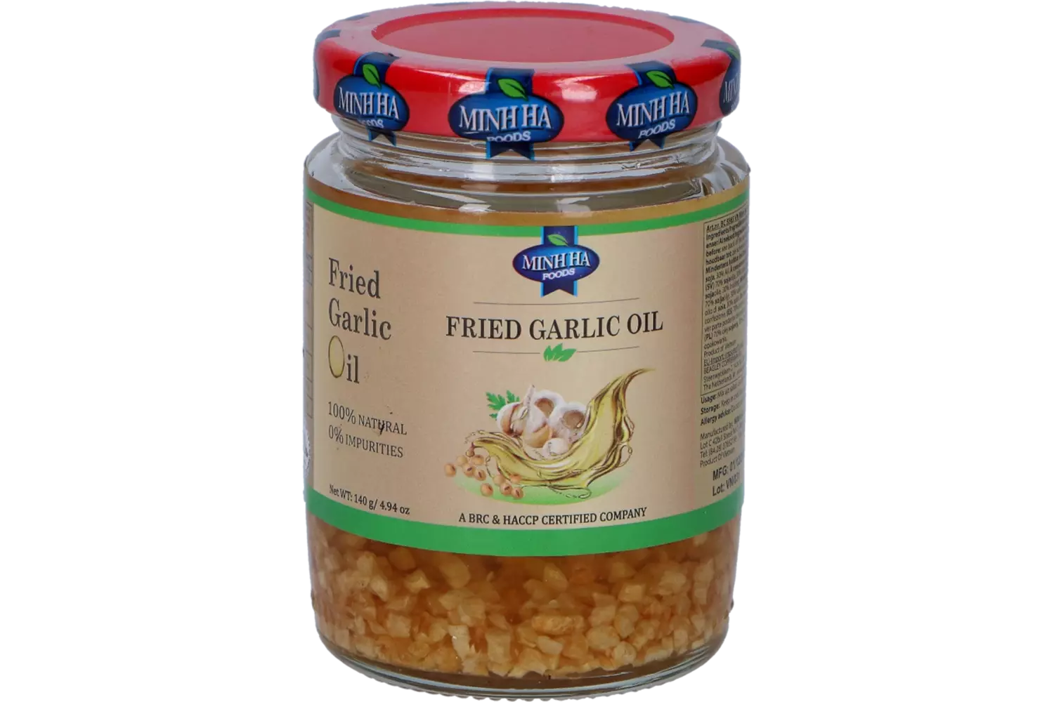 Minh Ha - Fried Garlic in Oil 140g
