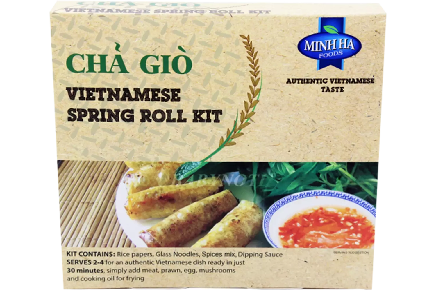 Minh Ha - Spring Roll Kit Bo cha giò 135g