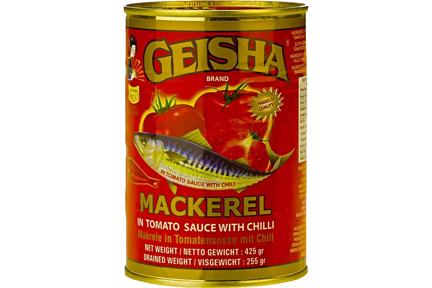 Geisha - Mackerel in Chili Sauce 425g