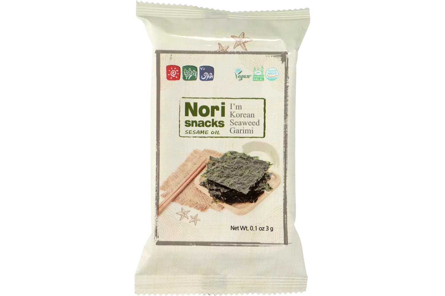 Garimi - Sesame Oil Seaweed Snack 3g