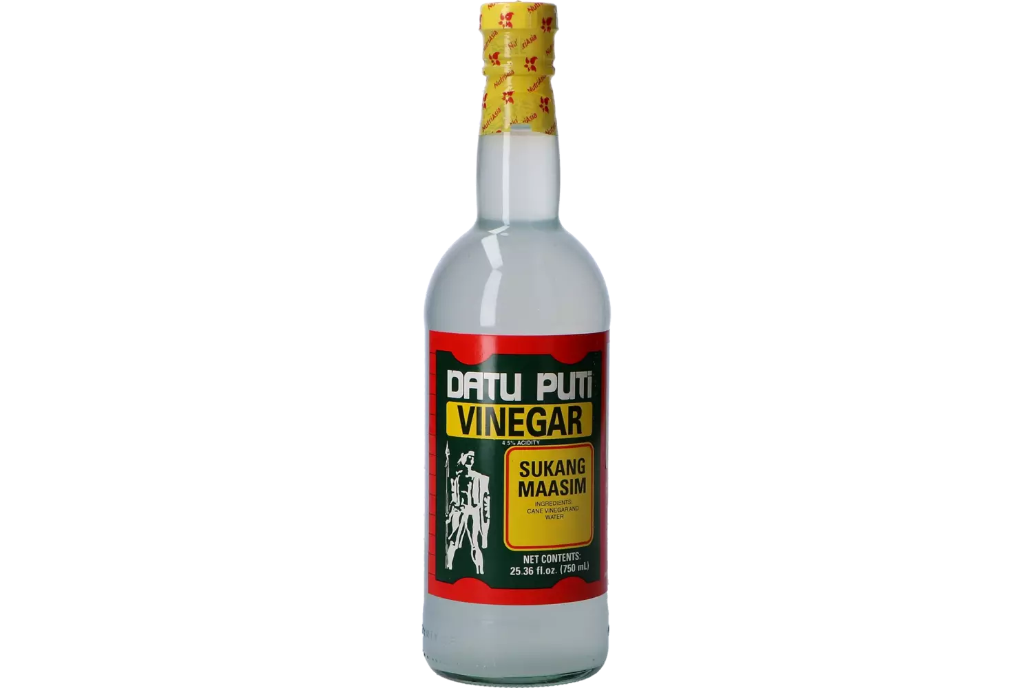 Datu Puti - Sukang Maasim White Vinegar Glass Bottle 750ml