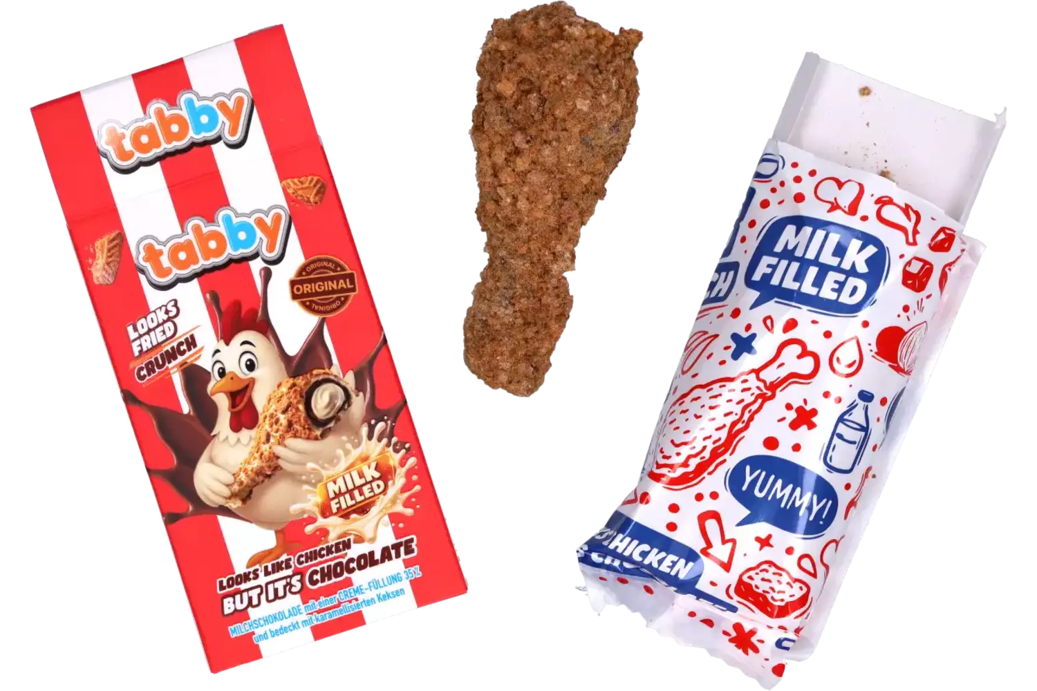 Tabby - Chicken Leg Crumble Chocolate 50g