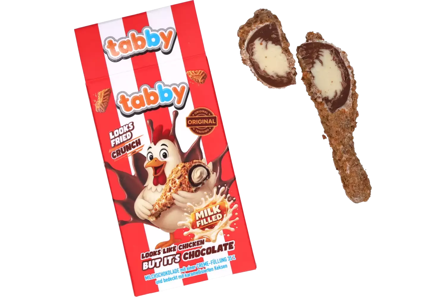 Tabby - Chicken Leg Crumble Chocolate 50g