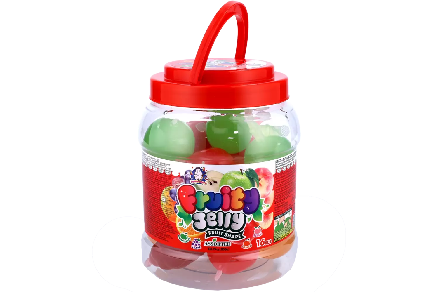 ABC - Fruity Jelly Fruit Shaped Assorted 16pcs 856g