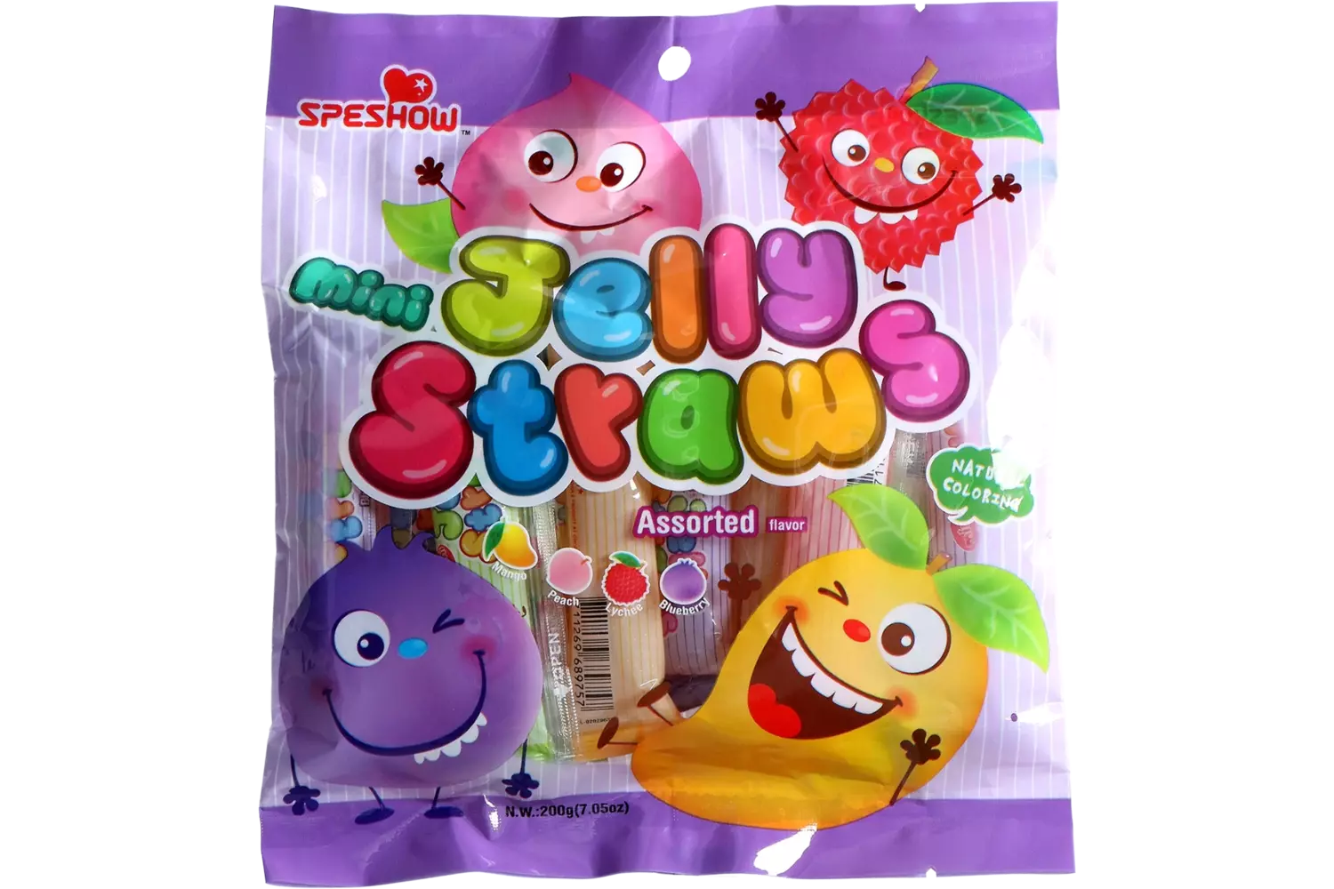 Speshow - Mini Jelly Straws Bag 200g