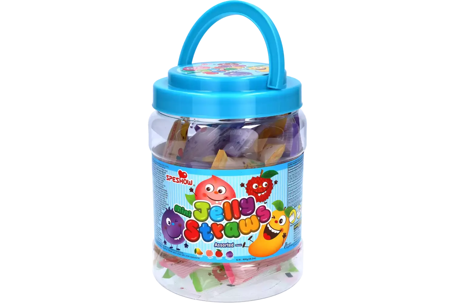Speshow - Mini Jelly Straws Jar 800g