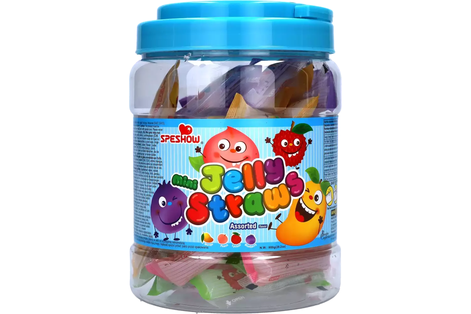 Speshow - Mini Jelly Straws Jar 800g