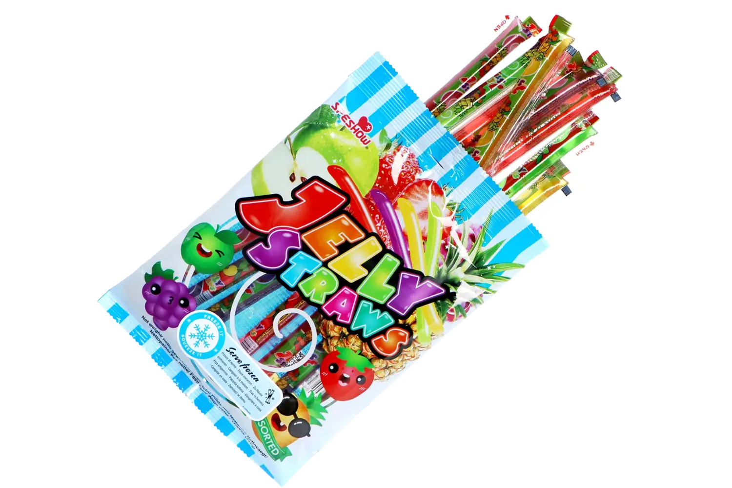 Speshow - Jelly Straws Assorted Bag 300g