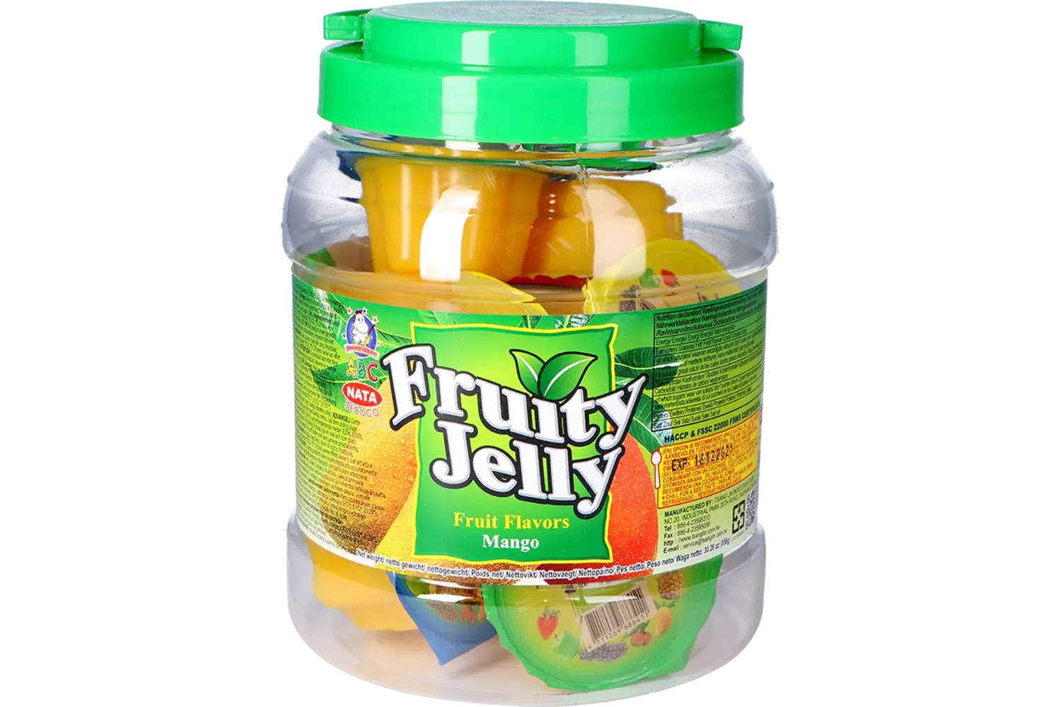 ABC - Jelly Cup Nata de Coco Mango Bag 858g