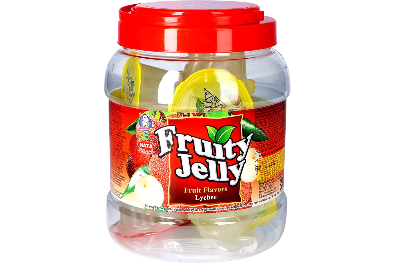 ABC - Jelly Cup Nata de Coco Lychee Bag 858g