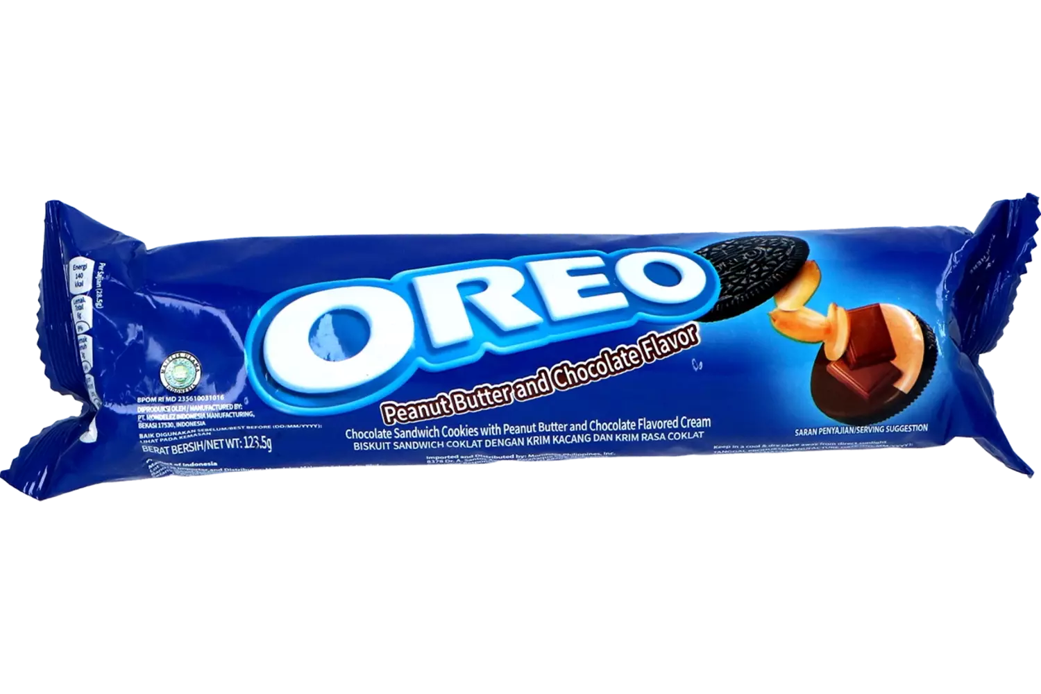 Oreo - Peanut Butter & Chocolate Roll 119.6g