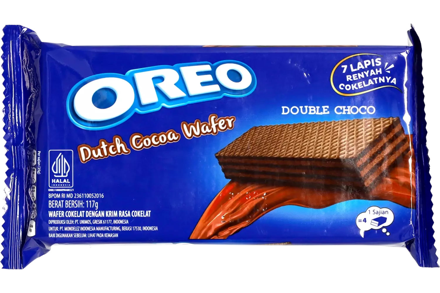Oreo - Wafer Double Choco 117g