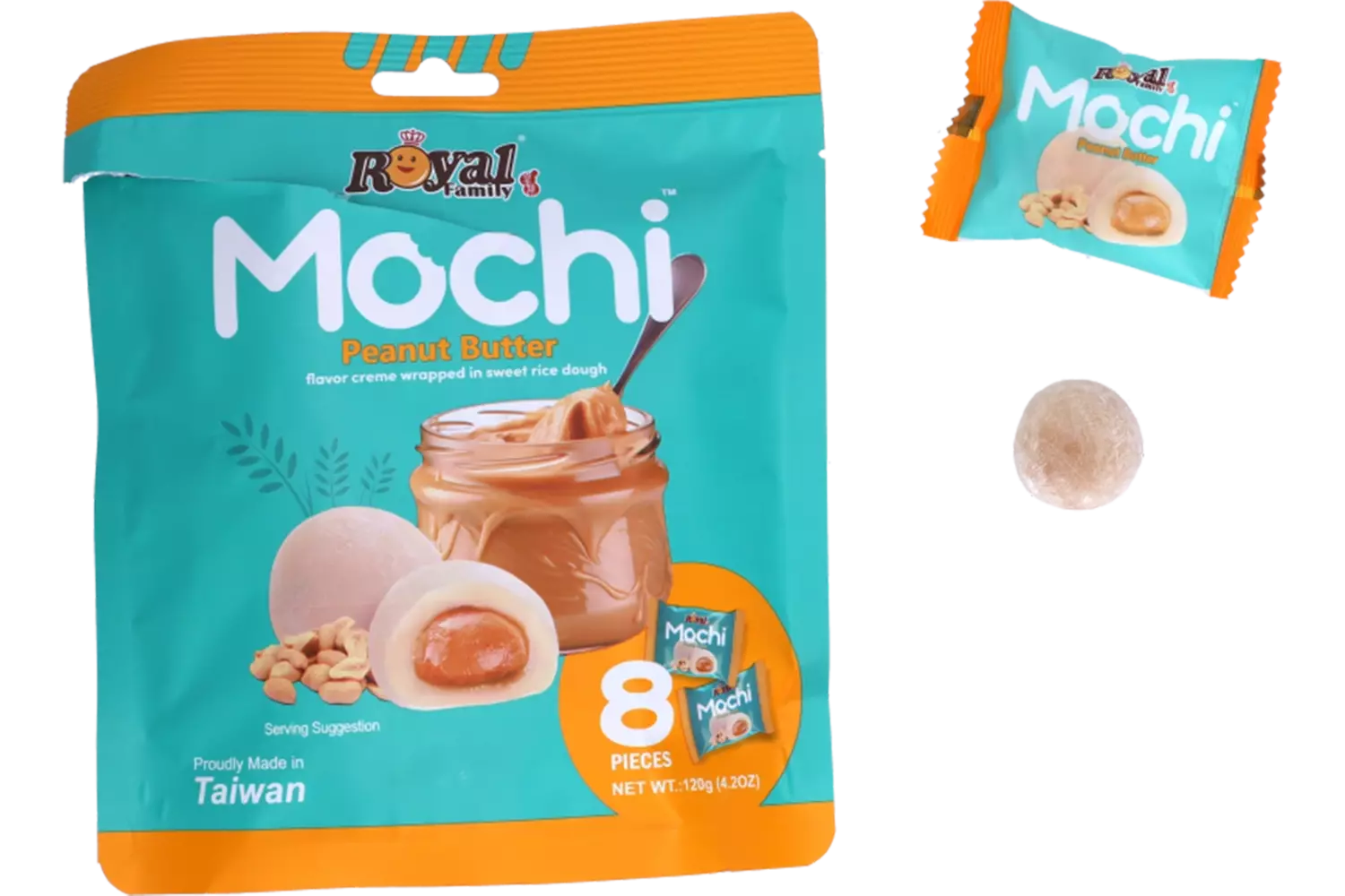 Royal Family - Mochi Peanut Butter 12x120g