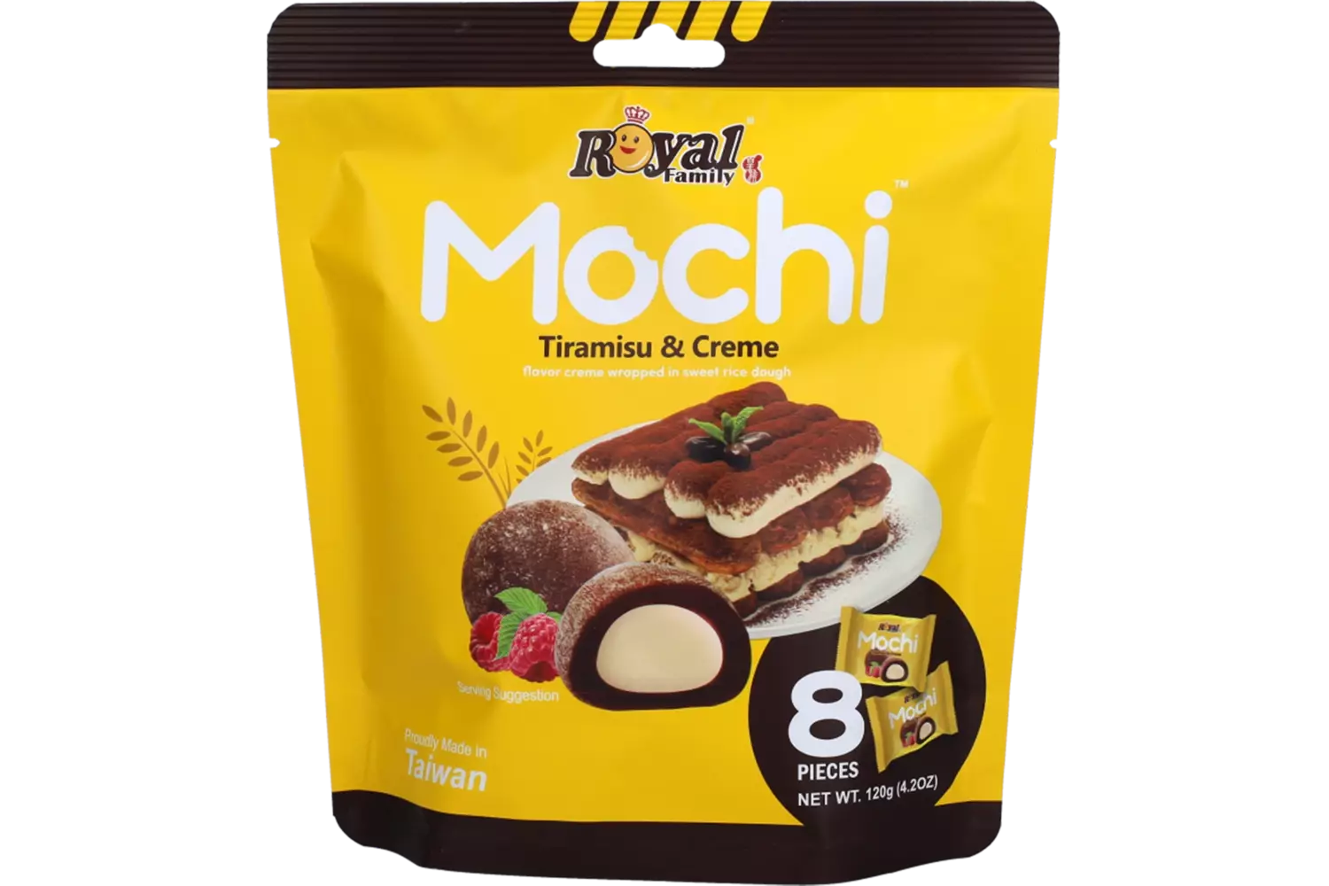 Royal Family - Mochi Tiramisu & Creme 12x120g