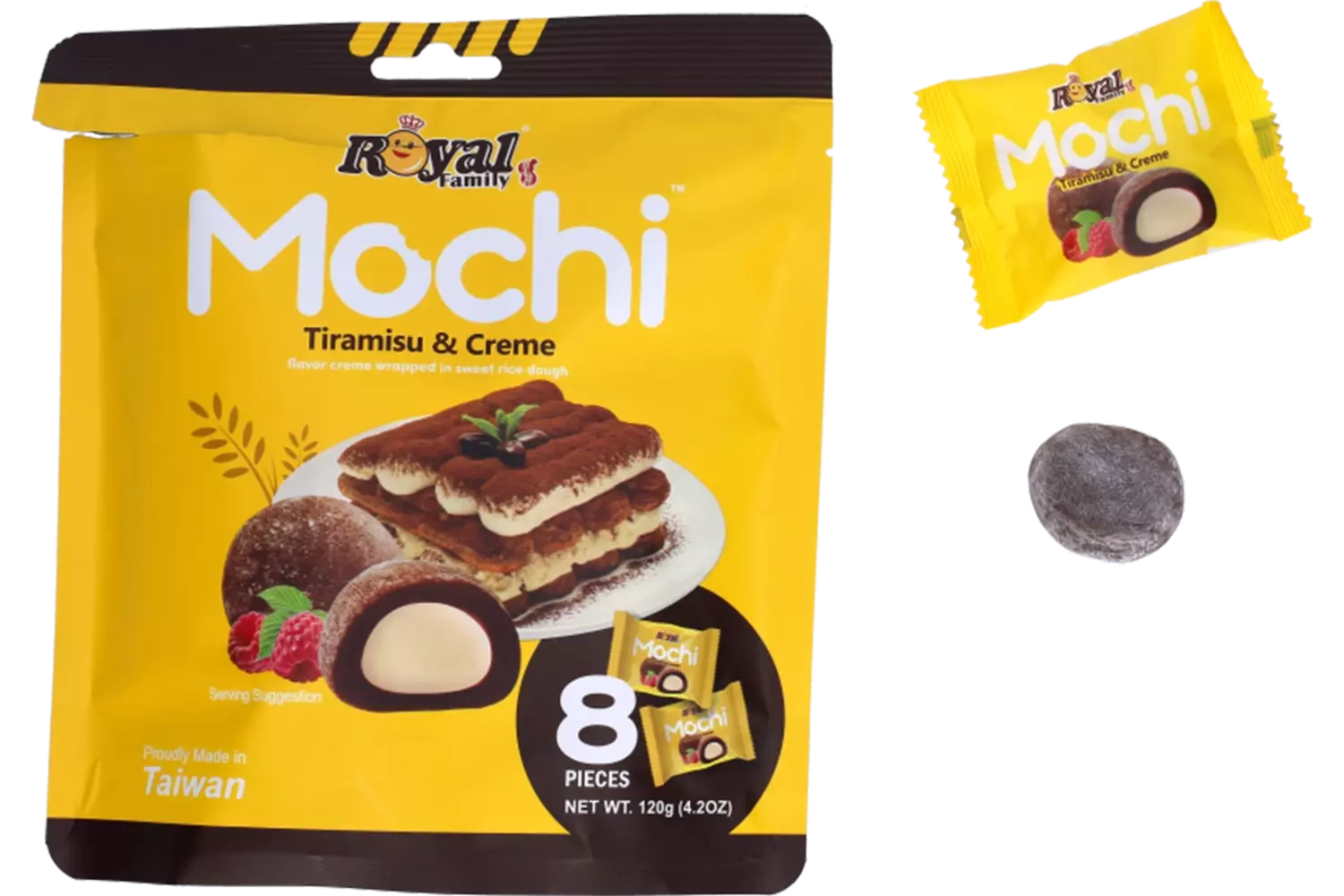 Royal Family - Mochi Tiramisu & Creme 12x120g