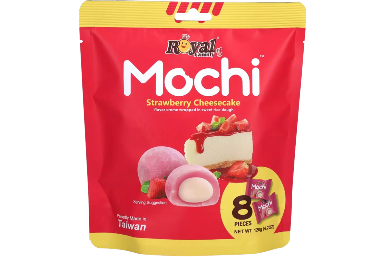 Royal Family - Mochi Strawberry Cheese Cake 12x120g