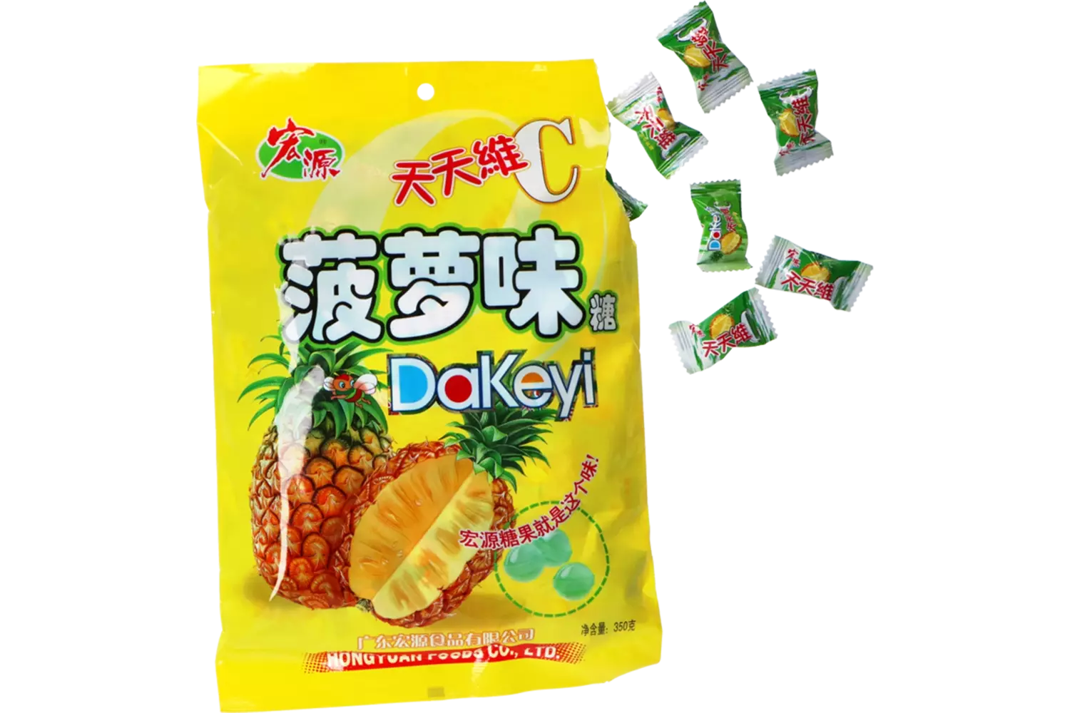 Hong Yuan - Candy Pineapple 350g