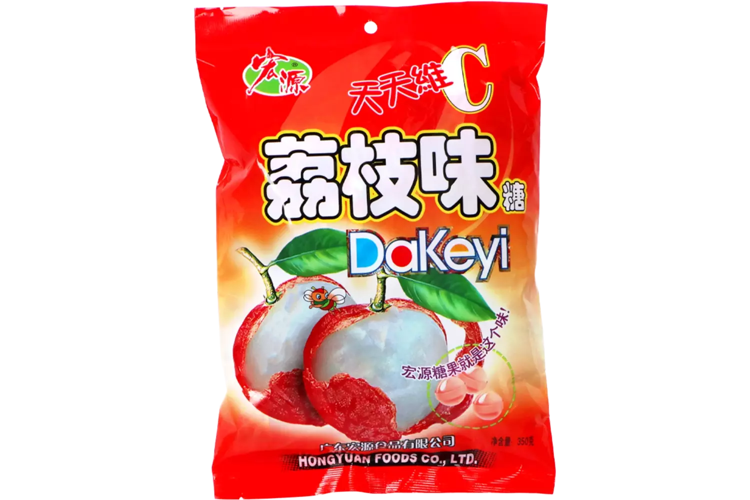 Hong Yuan - Candy Lychee 350g