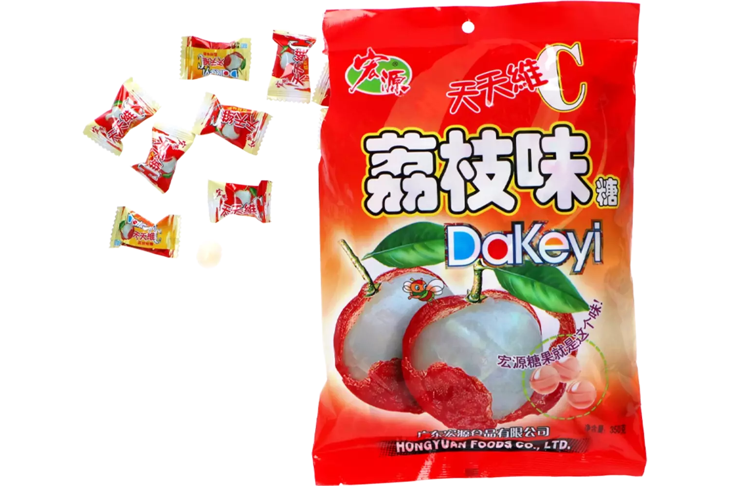 Hong Yuan - Candy Lychee 350g