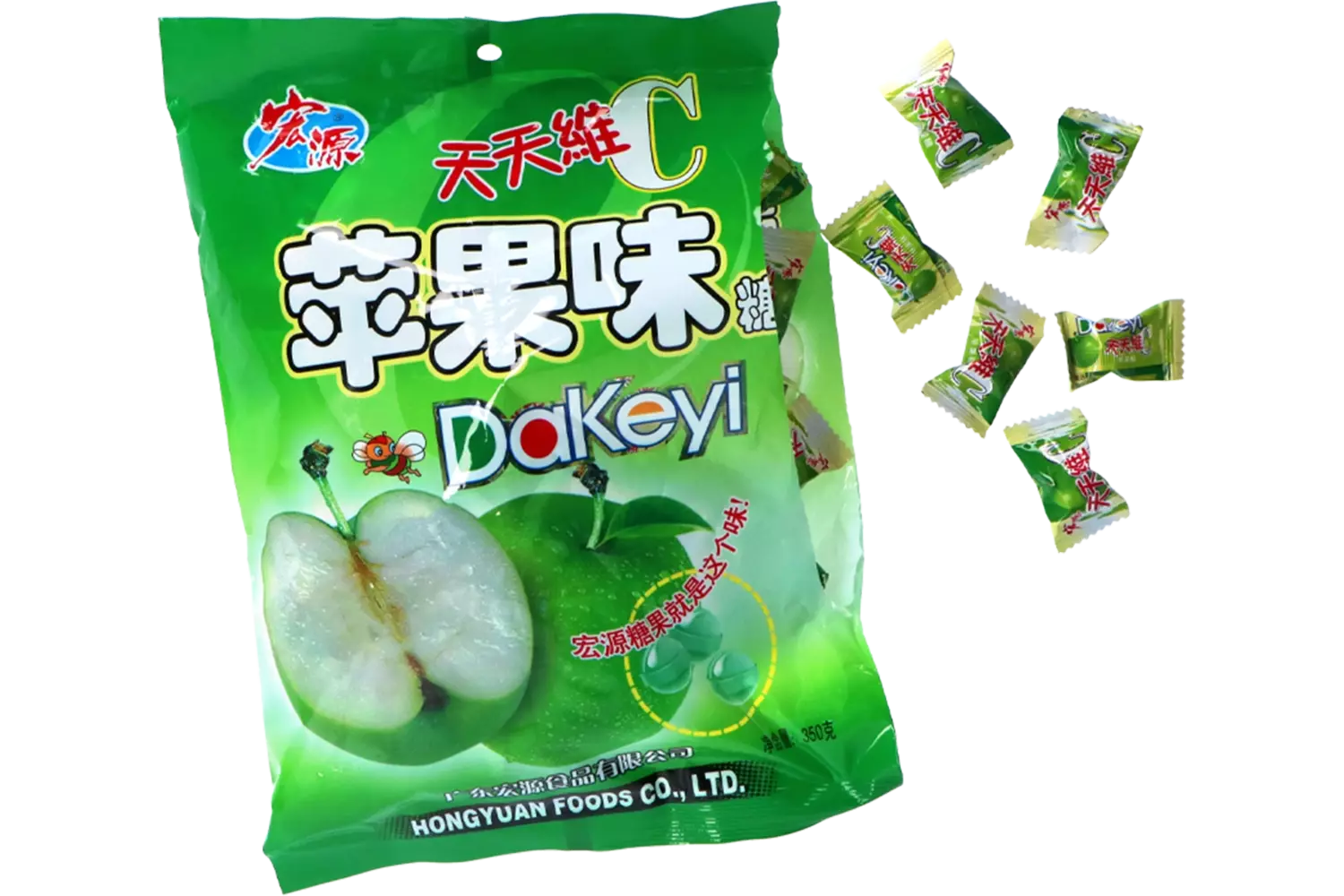 Hong Yuan - Candy Green Apple 350g