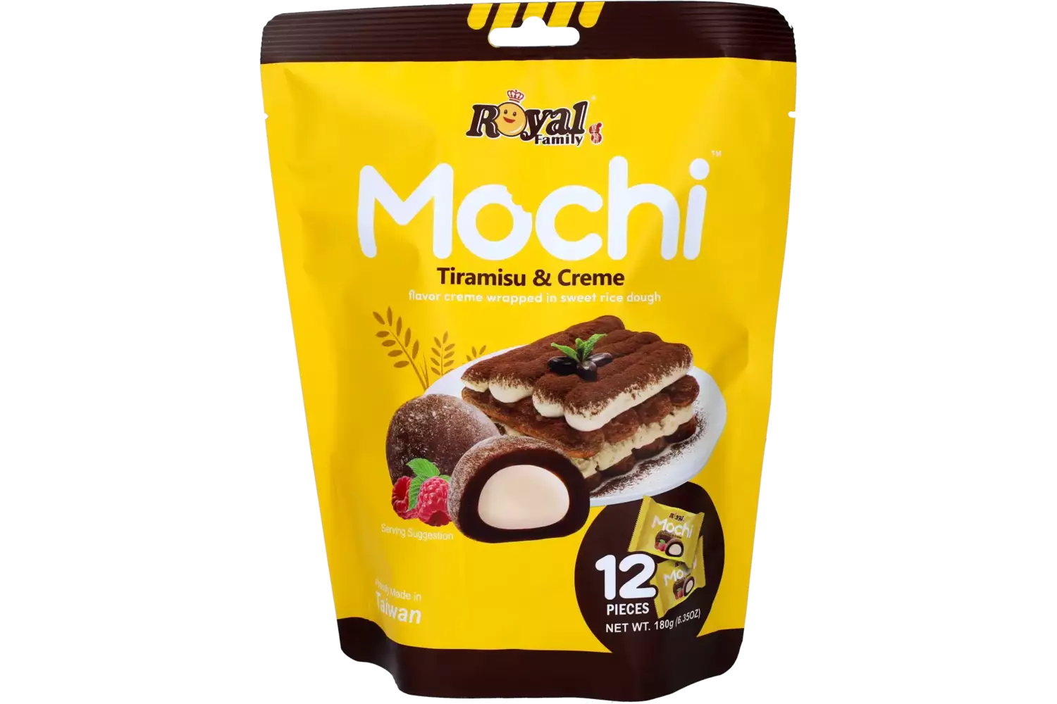 Royal Family - Mochi Tiramisu & Creme 12x180g