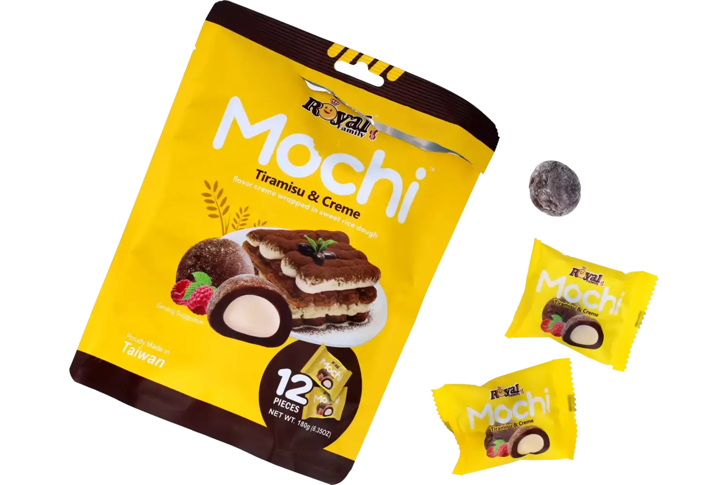 Royal Family - Mochi Tiramisu & Creme 12x180g