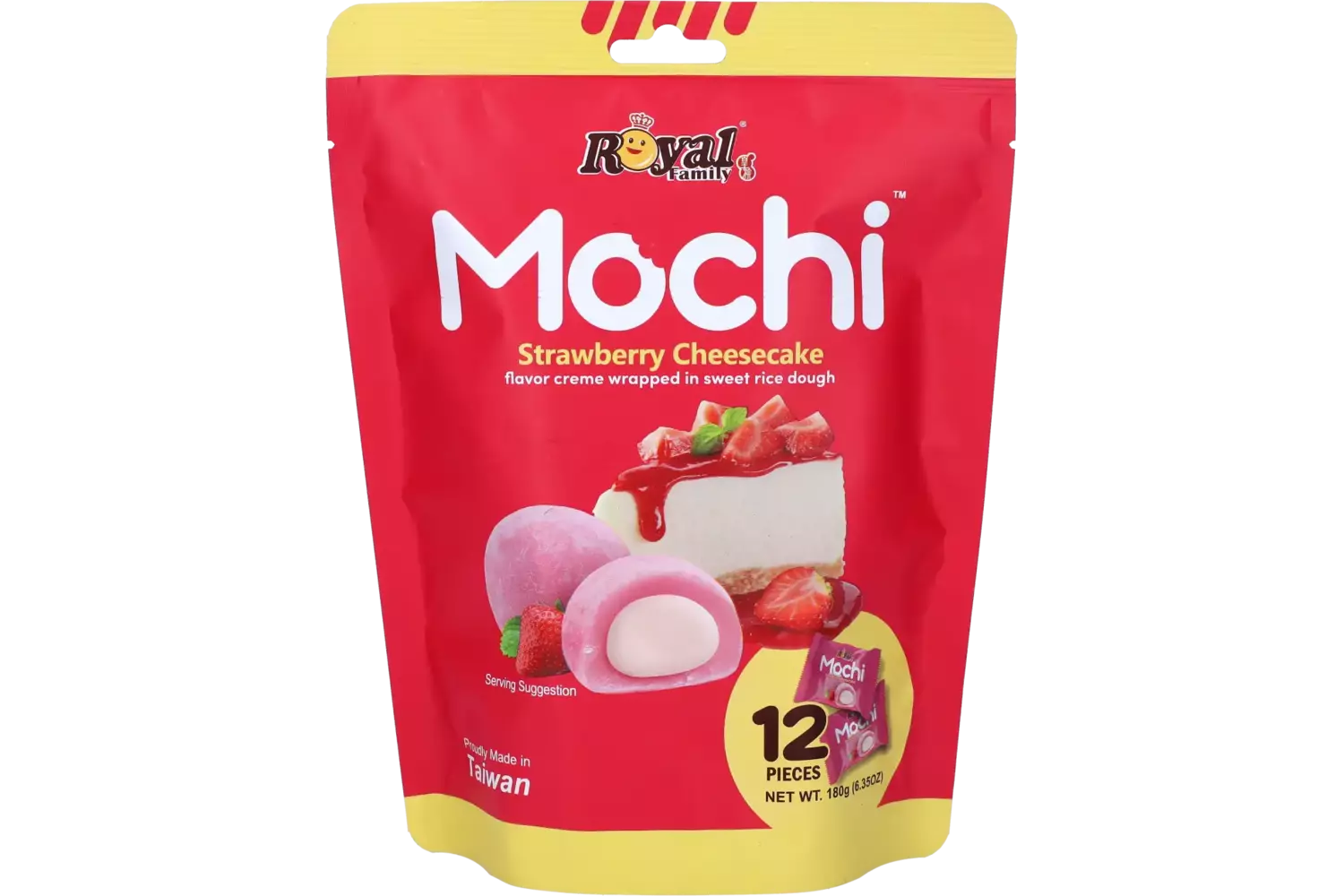 Royal Family - Mochi Strawberry Cheese Cake 12x180g