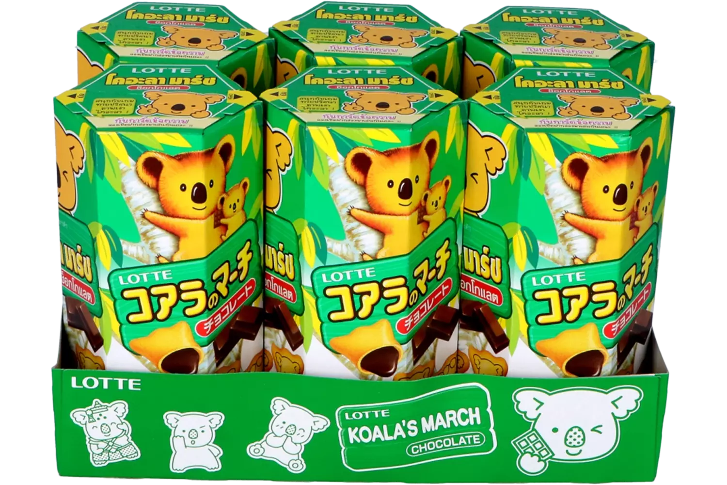 Koala's March - Chocolate 6x37g