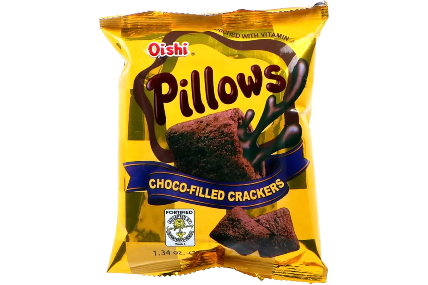 Oishi - Pillows Crackers Choco-Filled 38g
