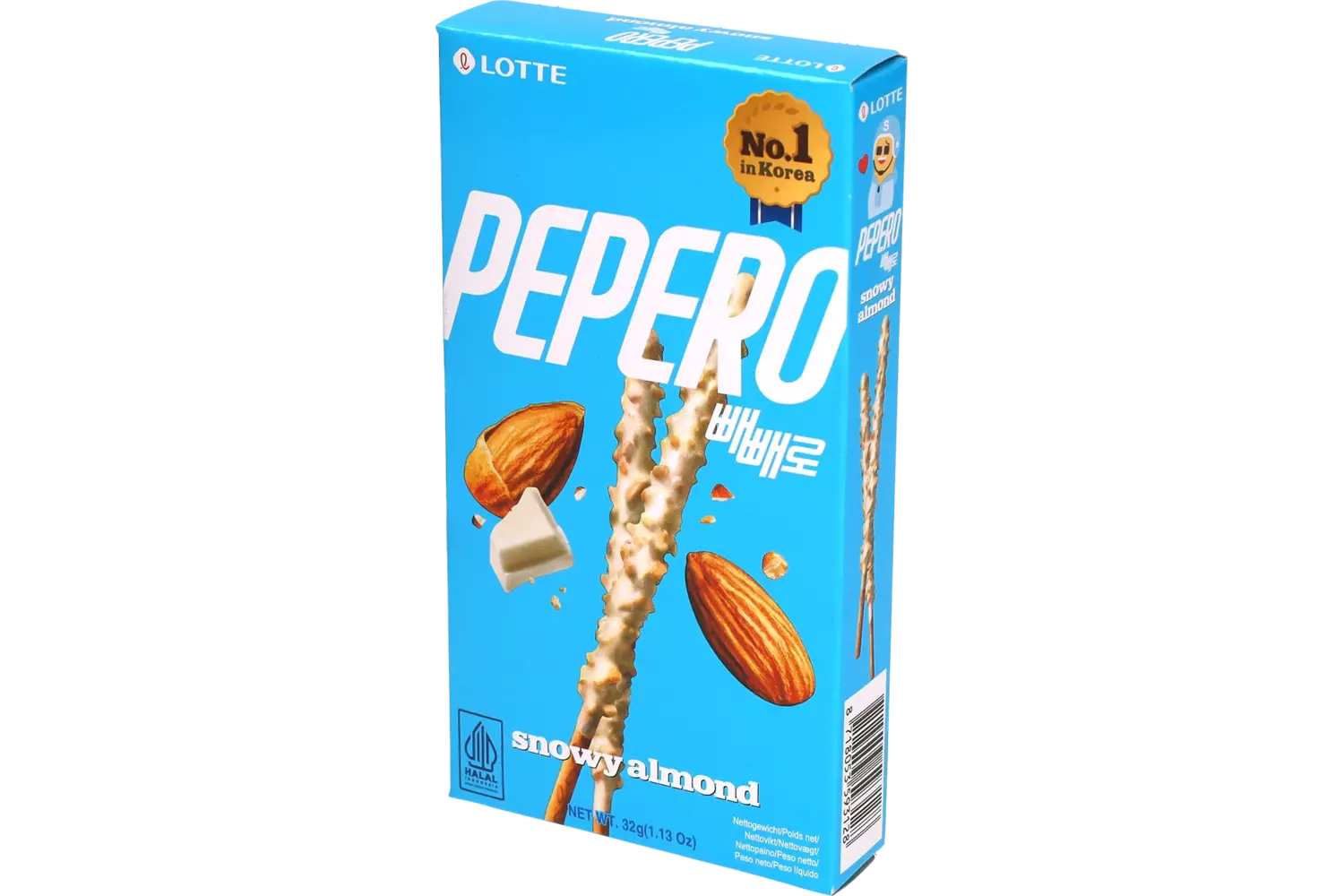 Pepero - Snowy Almond 32g