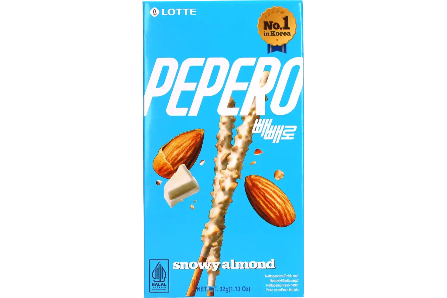 Pepero - Snowy Almond 32g