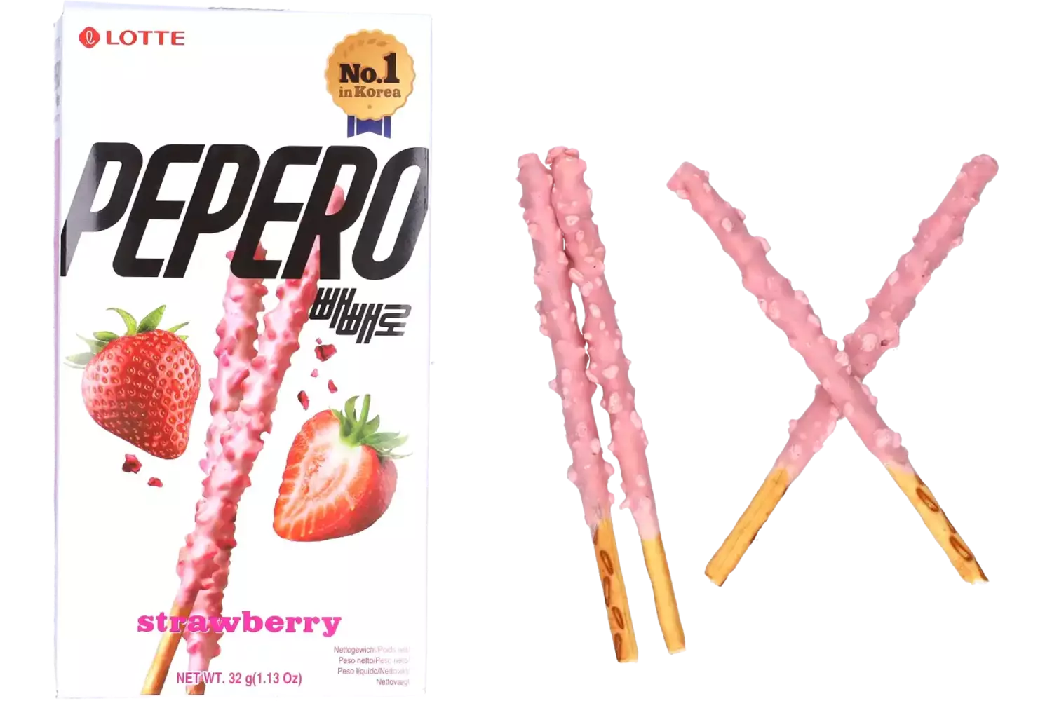 Pepero - Strawberry Cookie 32g