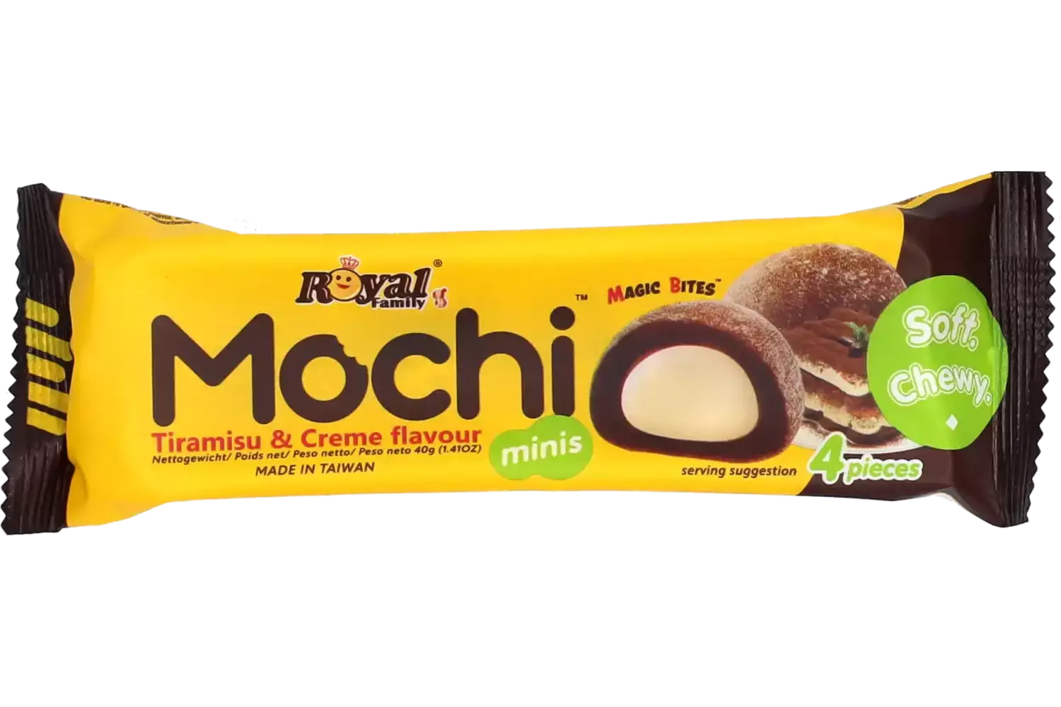 Royal Family - Mochi Mini Tiramisu & Creme Snack Pack 12x40g