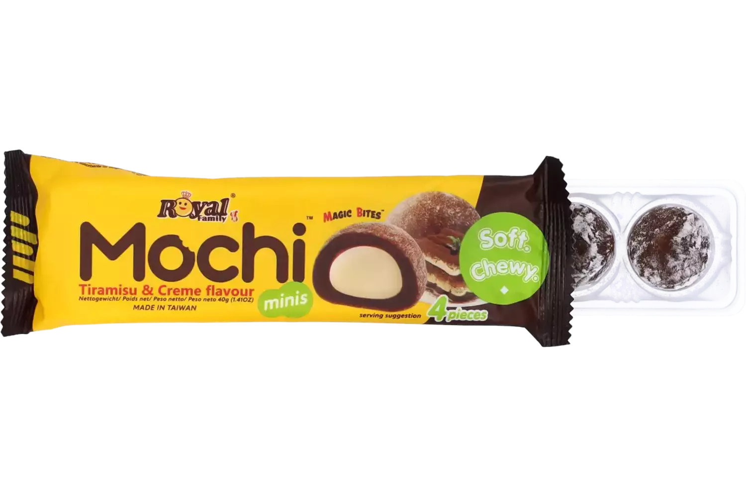 Royal Family - Mochi Mini Tiramisu & Creme Snack Pack 12x40g