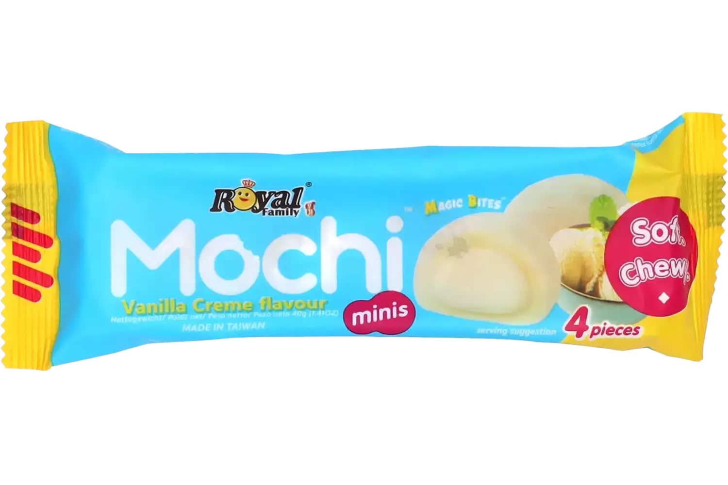 Royal Family - Mochi Mini Vanilla Creme Snack Pack 12x40g