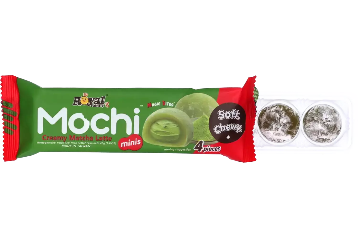 Royal Family - Mochi Mini Matcha Latte Snack Pack 12x40g