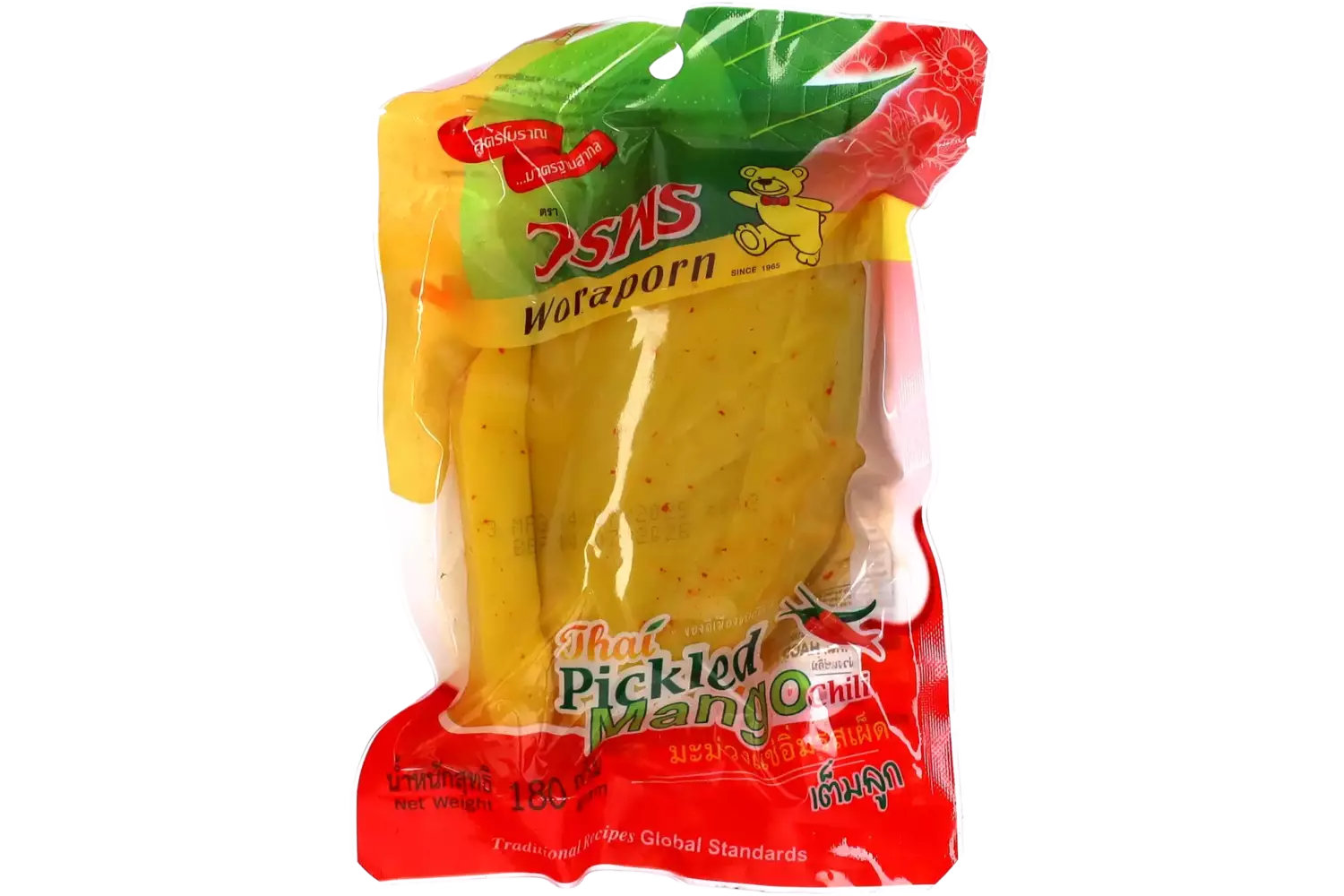 Woraporn - Pickled Mango Snack with Chili 180g