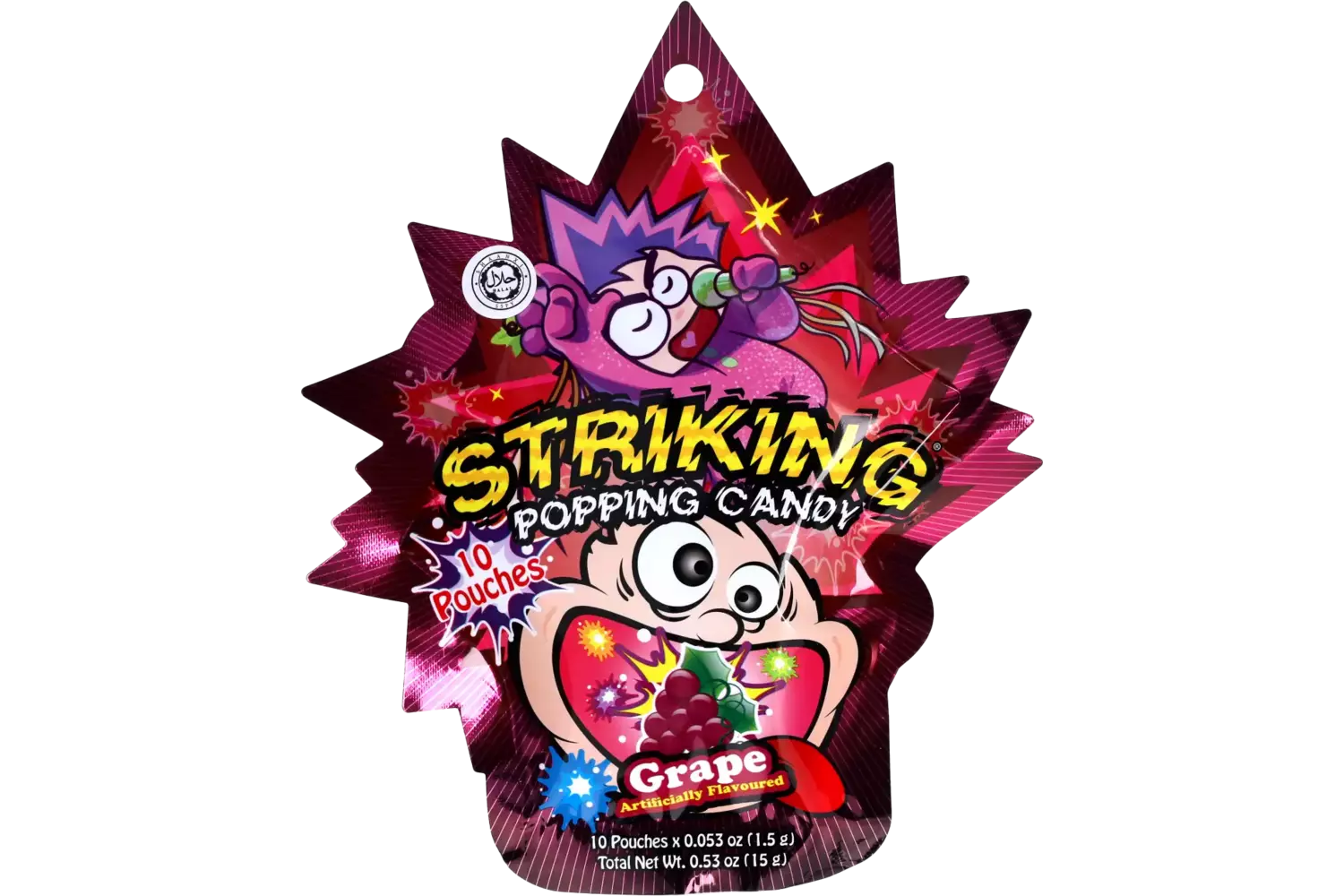 Striking - Popping Candy Grape Display 15g