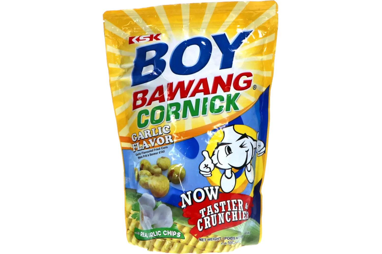 Boy Bawang - Corn Snack Garlic 500g