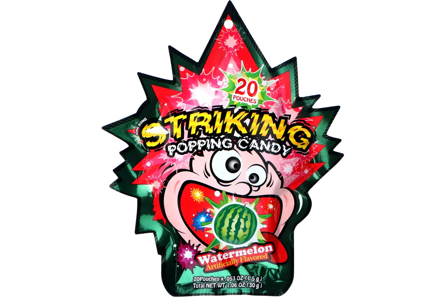 Striking - Popping Candy Watermelon Strip 30g