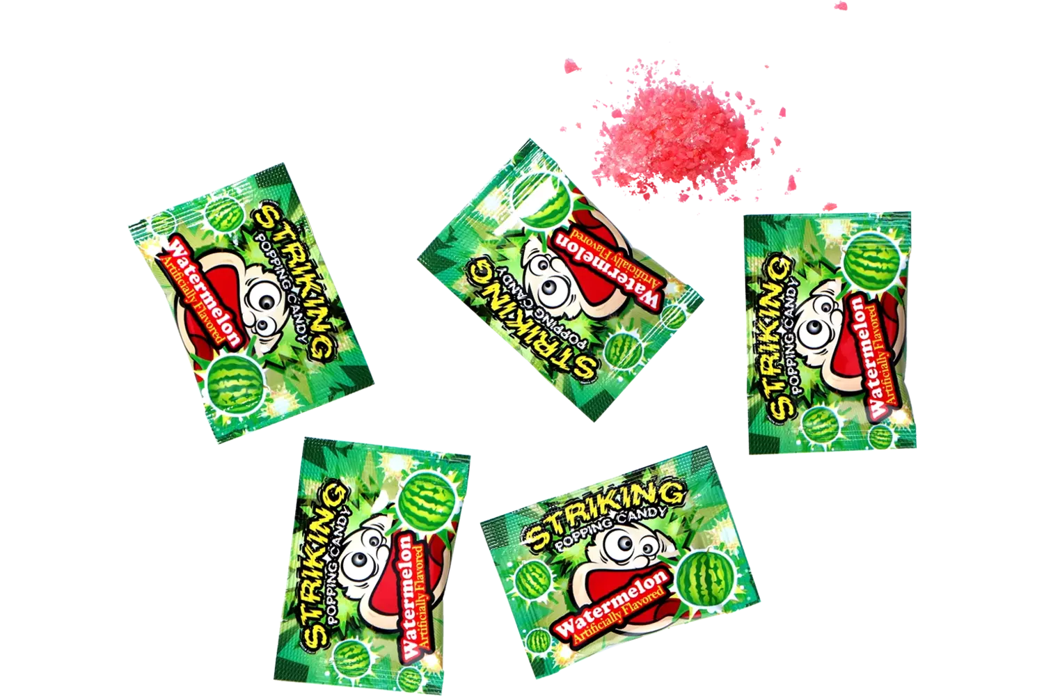 Striking - Popping Candy Watermelon Strip 30g