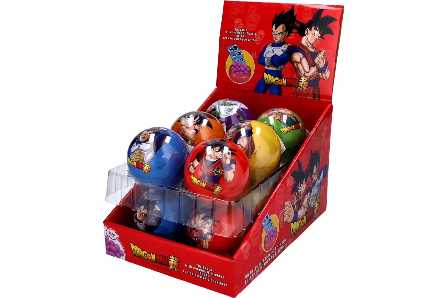 Dolci - Dragon Ball Z Metal Christmas Ball with Candy 12x5g