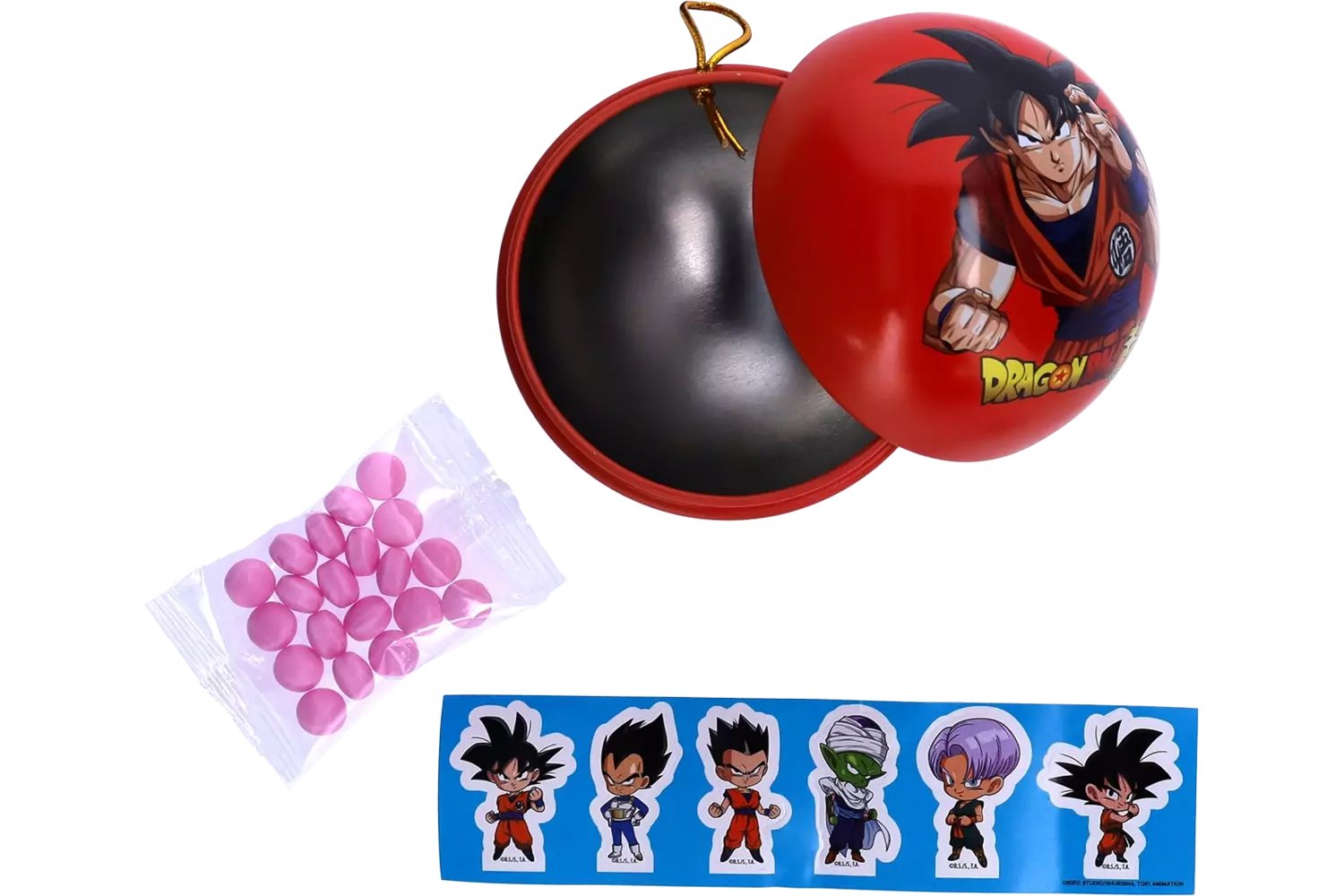 Dolci - Dragon Ball Z Metal Christmas Ball with Candy 12x5g
