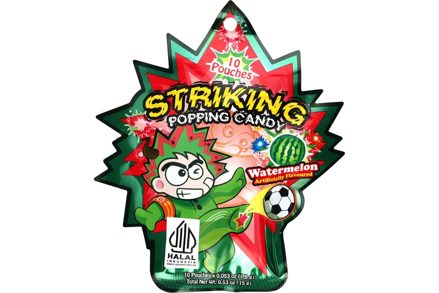 Striking - Popping Candy Watermelon Display 15g